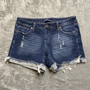 ZCO Premium Cuffed Denim Shorts Women’s Size 13 Blue Denim‎